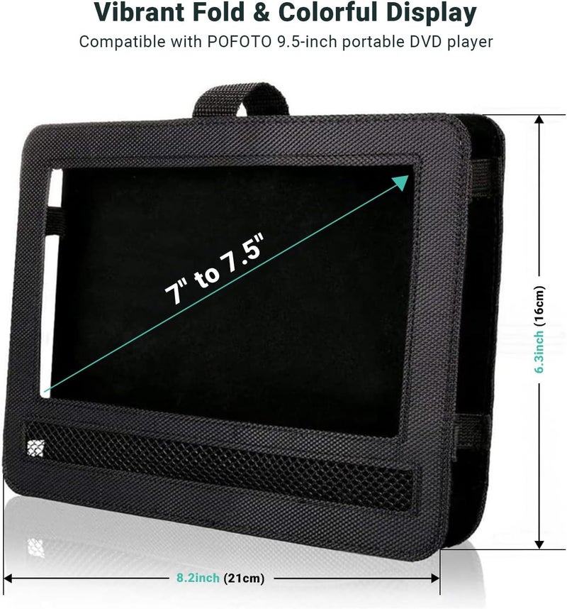 pofoto DVD Player Headrest Mount Holder Car Back seat Headrest Holder for Swivel & Flip Portable DVD Player, Suitable for 7.5 inch Player - Image 5
